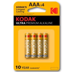 Blister pilas kodak alcalina ultra aaa lr3 -  blister 4 pilas