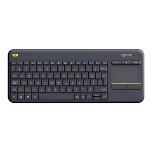 Teclado logitech k400 plus touch keyboard negro wireless inalambrico
