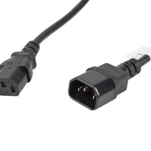Cable alargador lanberg alimentacion cpu iec320 c13 h -  iec320 c14 m vde 5m