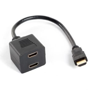 Adaptador lanberg hdmi macho -  hdmi hembra x2 splitter 20cm