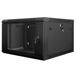 Armario rack lanberg 6u 600x600x368 auto ensamblado 19 pulgadas hasta 60 kg negro