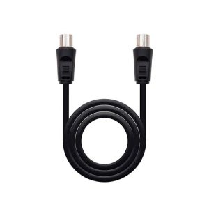 Cable antena tv nanocable 75 ohm m - h 1.8 m - negro