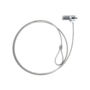 Cable seguridad tooq combinacion 1.5m ranura kensington