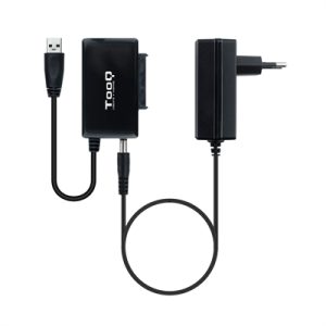 Adaptador usb 3.0 tooq para discos 2.5 pulgadas - 3.5 pulgadas