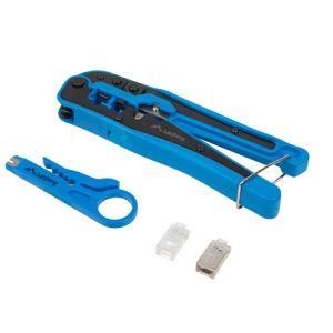 Kit crimpadora + stripping lanberg network nt - 0303 - conectores rj45