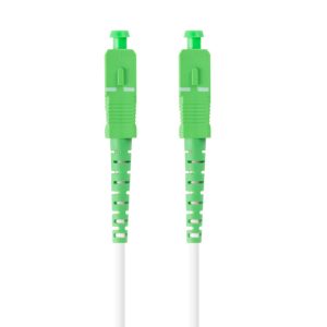 Latiguillo fibra optica sc - apc lanberg 15m mono simplex g657a2 lszh blanco