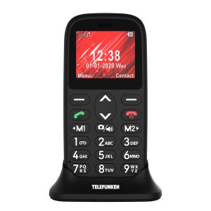 Telefono movil telefunken s410 senior phone - 1.77 pulgadas - negro
