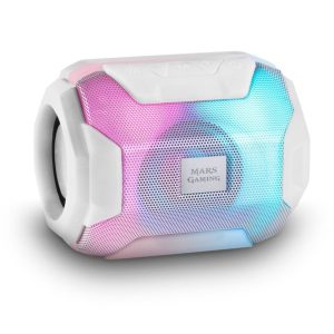 Altavoz mars gaming msbax bt 10w blanco
