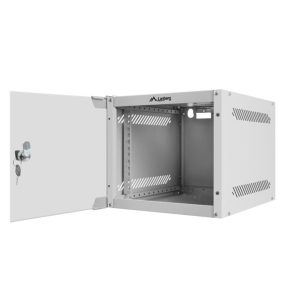 Armario lanberg mural rack 10 pulgadas 4u -  280x310 silver