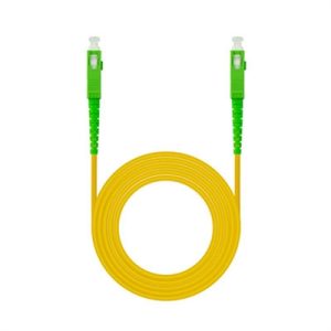 Latiguillo cable fibra optica mono nanocable sc - apc lszh amarillo 5m
