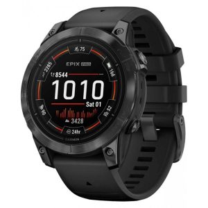Garmin epix 2 - 47mm reloj gps multideporte con pantalla táctil amoled - funciónes superiores - frecuencia cardíaca - mapas y música