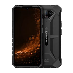 Movil rugerizado hammer iron v 6+6 - 64gb negro