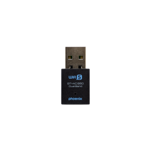 Nano adaptador phoenix receptor de red wifi bluetooth 2 en 1 650mbps dual band