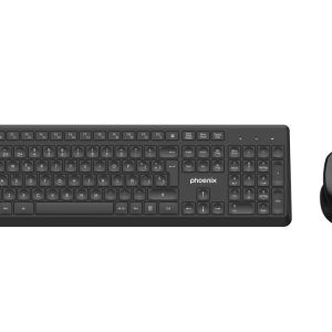 Phoenix combo teclado multimedia + ratón inalámbrico con receptor usb 1600dpi