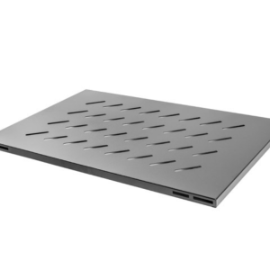 Bandeja fija lanberg 1u 480.5x580 mm hasta 120 kg rack abierto de 19 pulgadas negro