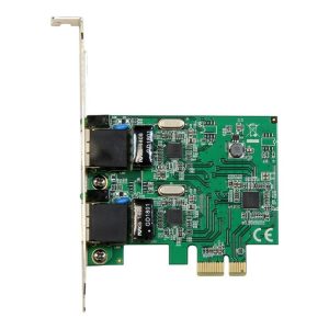 Tarjeta de red startech 2 puertos ethernet gigabit pci - e