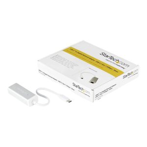Adaptador usb tipo c a rj45 startech macho - hembra plata