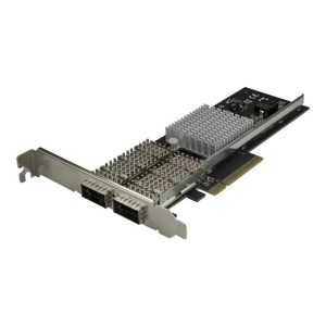 Tarjeta de red startech pex40gqsfdpi 2x qsfp+