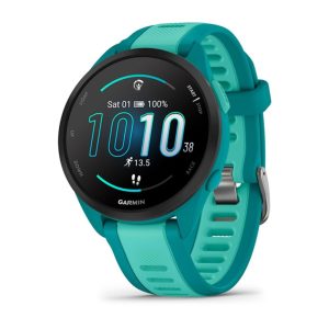 Garmin forerunner 165 music - reloj inteligente para correr con gps - pantalla táctil amoled - métricas optimizadas - planes de entrenamiento - pay - autónomía de 11 días - azul