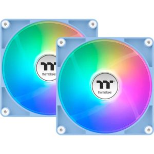 Ventilador caja thermaltake ct120 argb 2x 120mm azul