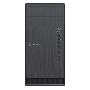 Caja ordenador unykach aero c12 matx negra