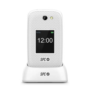 Telefono movil spc 2337n harmony 2 4g blanco tipo tapa -  dual sim -  2.8 pulgadas -  micro sd -  bluetooth + dock