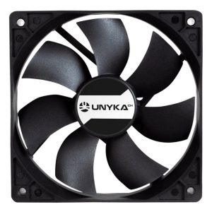Ventilador caja unykach 120mm negro