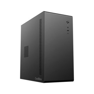 Caja ordenador coolbox m640c matx negra fuente 500w