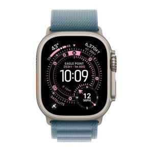 Smartwatch apple watch ultra 3 gps + cellular 49mm natural titanium case blue alpine loop -  s