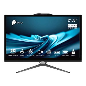 Ordenador all in one msi pro ap222t - 434eu g7400 -  4gb -  ssd 128gb -  21.5 pulgadas fhd -  w11p
