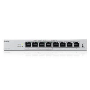 Switch 8 puertos zyxel gs1200 - 8hpv3 8xgb (4xpoe+) 68w