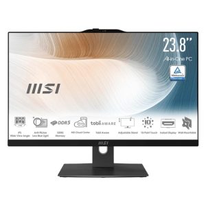 Ordenador all in one msi am242tp - 2231eu core 5 - 120u -  16gb -  ssd 512gb -  23.8 pulgadas fhd -  w11p