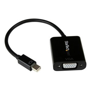 Adaptador mini dp a vga startech 22cm -  macho - hembra -  negro