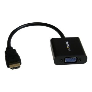 Adaptador hdmi a vga startech 24.5cm -  macho - hembra -  negro