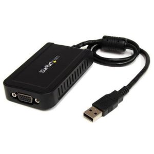 Adaptador usb a vga startech macho - hembra -  negro