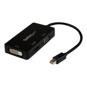 Adaptador mini dp a vga - dvi - d - hdmi startech 0.27m -  macho - hembra -  negro