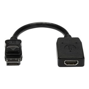 Adaptador displayport a hdmi startech 0.24m -  macho - hembra -  negro