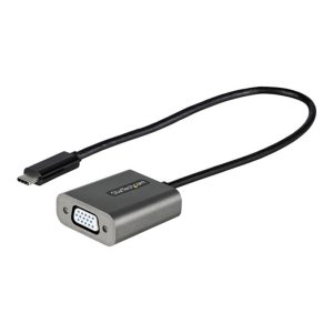 Adaptador usb tipo c a vga startech 0.3m -  macho - hembra -  negro