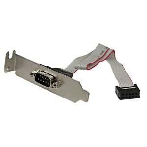 Placa para ranura serie m 9 pines startech a idc 10 pines macho - hembra