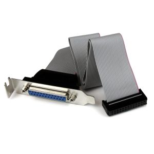 Adaptador paralelo db25 a idc26 startech 0.4m -  hembra - hembra