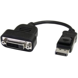 Adaptador displayport a dvi - d startech macho - hembra -  negro