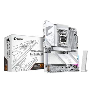 Placa base gigabyte x870 aorus elite x3d ice atx am5 -  4x ddr5 -  2x sata3