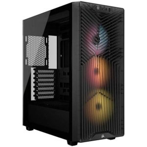 Caja ordenador gaming corsair 3200d rs argb atx cristal templado smoke