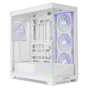 Caja ordenador gaming nox hummer blade argb airflow atx cristal templado blanca