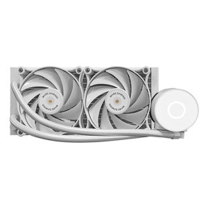 Kit refrigeracion liquida mars gaming mlpro240w 2x 120mm blanco