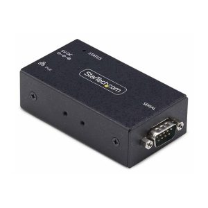 Adaptador rs232 a ethernet poe startech macho - hembra