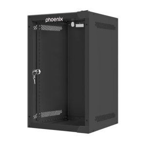 Armario rack phoenix 9u 280x310x470 mural 10'' hasta 20 kg negro