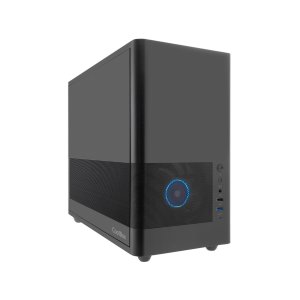 Caja ordenador coolbox mp2 frontal rejilla matx negro usb 3.2