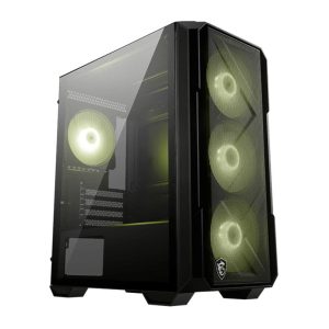 Caja ordenador gaming msi mag forge m120r airflow matx argb cristal templado negra