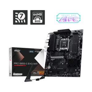 Placa base msi pro b850 - s evo wifi am5 atx -  4x ddr5